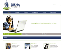 Tablet Screenshot of dishaschool.com
